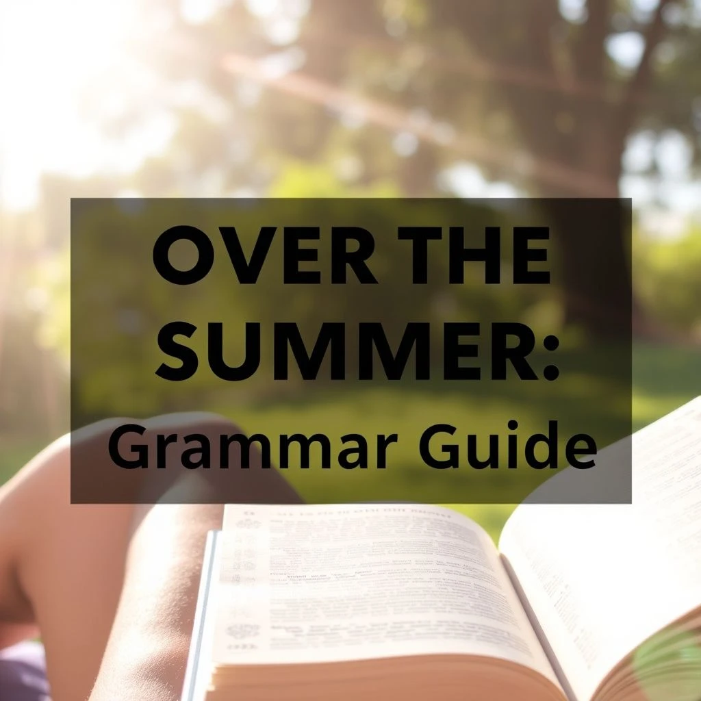 Làm Chủ “Over the Summer”: Hướng Dẫn Ngữ Pháp Đơn Giản và Chi Tiết