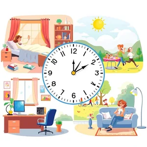 「Throughout the Day」をマスター：シンプルな文法ガイドで一日中続く動作を表現