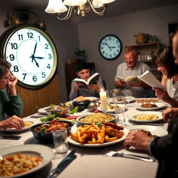 Using the adverbial phrase before dinner in sentences