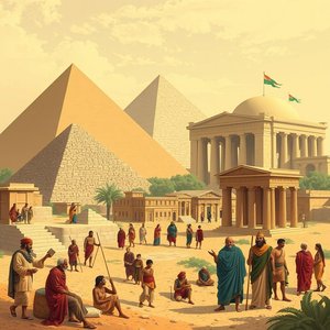 "In Ancient Times" 완전 정복: 의미, 사용법, 예시 (쉬운 문법 가이드)