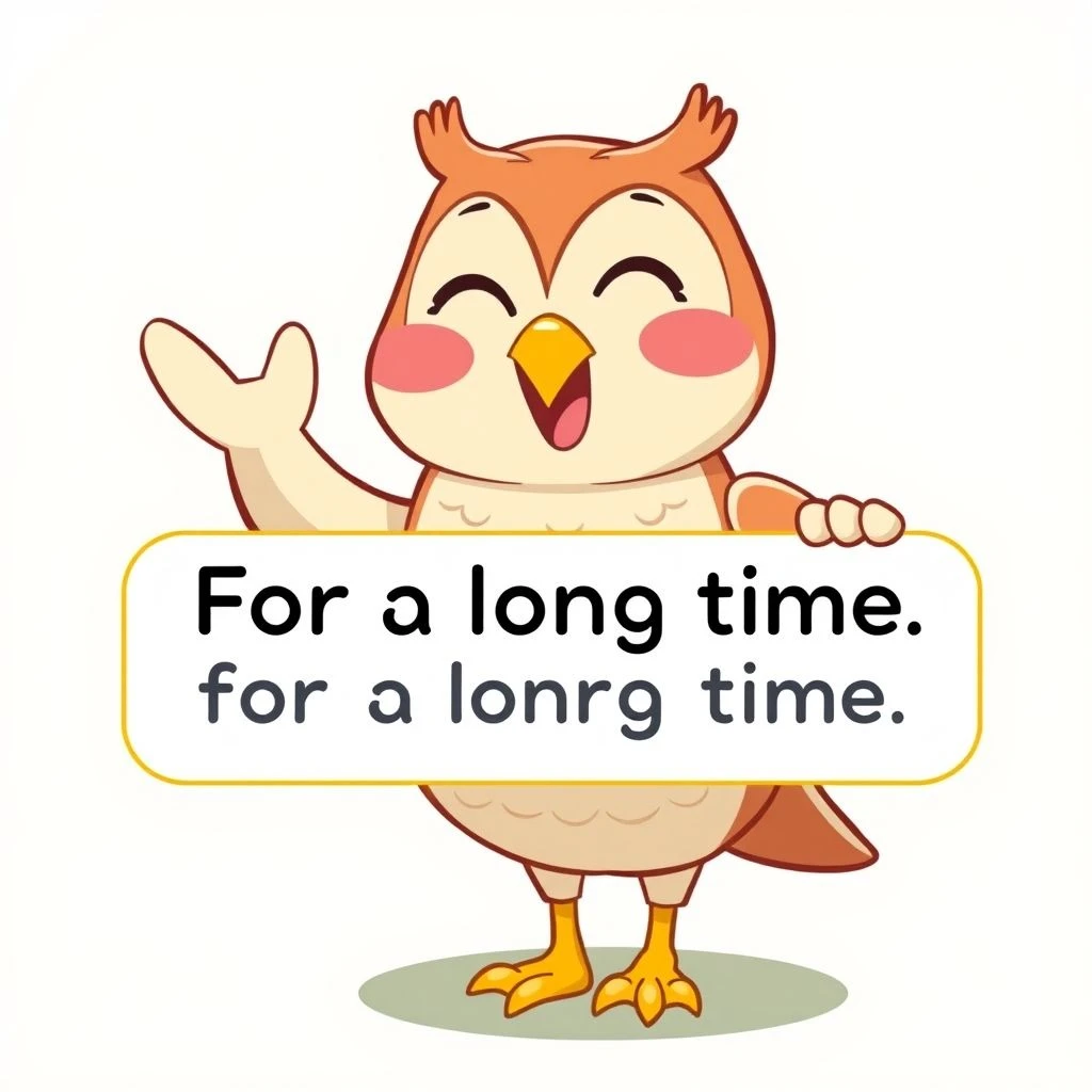 Осваиваем фразу "For a Long Time": простой гид по грамматике