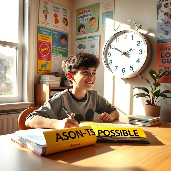 Eine Person schaut auf eine Uhr, was die Bedeutung von as soon as possible zeigt