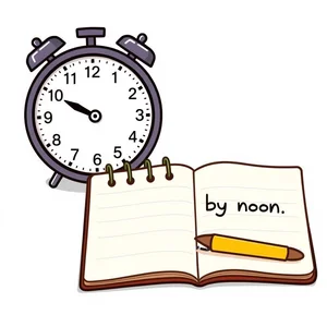 By Noon İfadesine Ustalaşmak: Basit Dilbilgisi Rehberi ve Doğru Kullanım