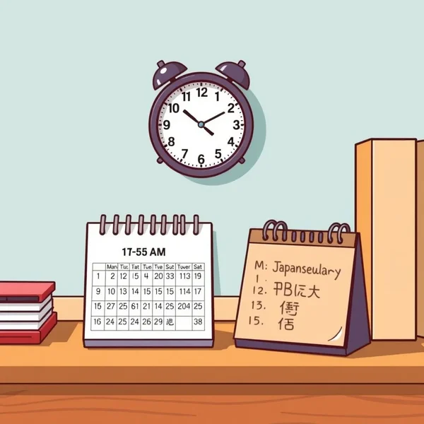 A clock showing 11:55 AM, illustrating the deadline meaning of by noon