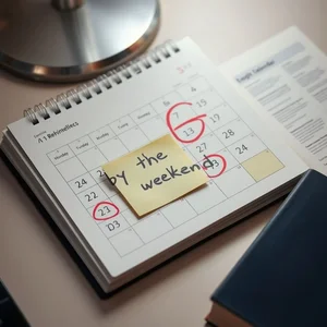 "By the weekend" meistern – einfacher Grammatikleitfaden für Englischlernende