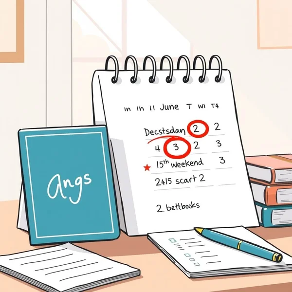 Image of a calendar with the weekend circled, with the title: Using "by the weekend" in English sentences