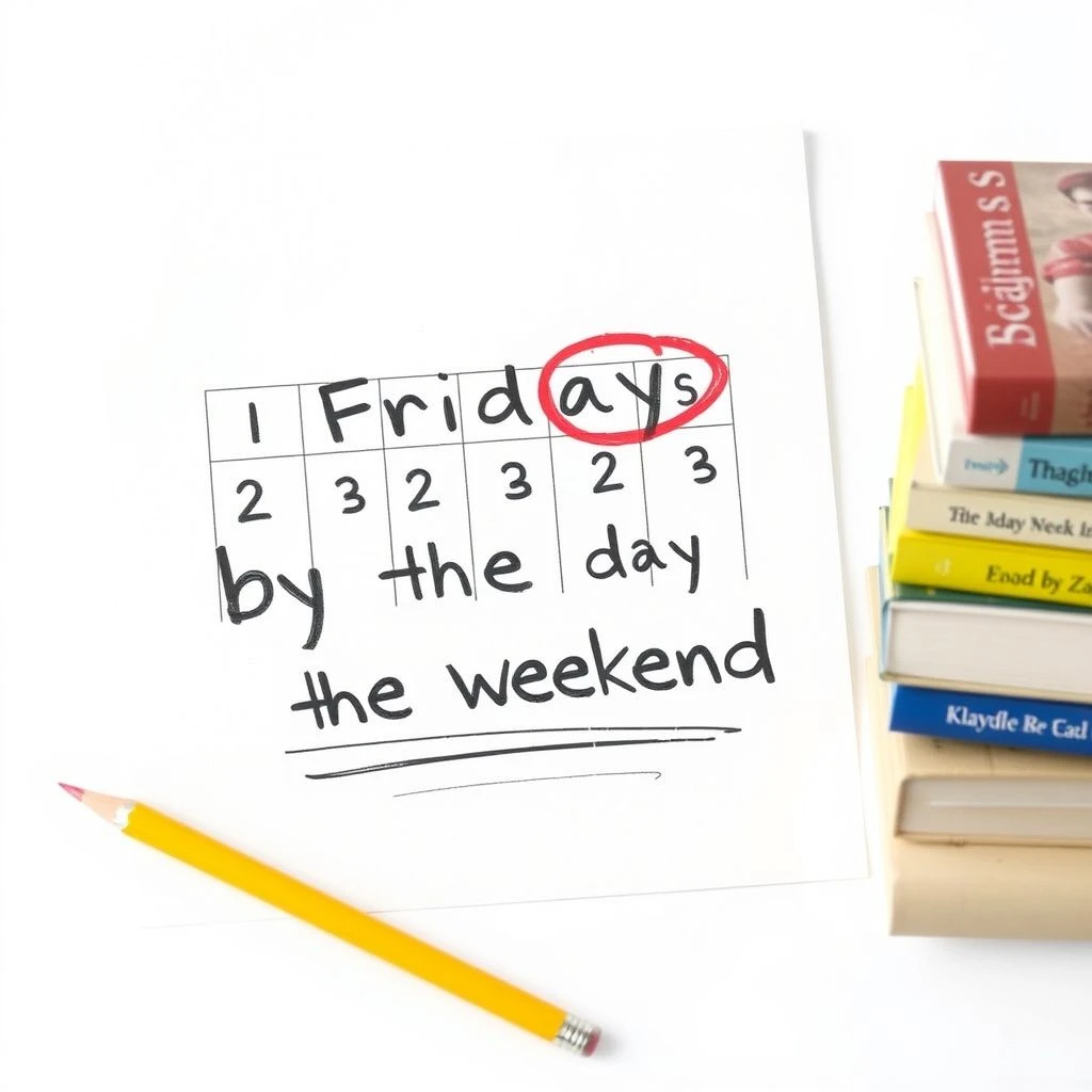 "by the weekend" 완전 정복: 영어 학습자를 위한 간단한 문법 가이드