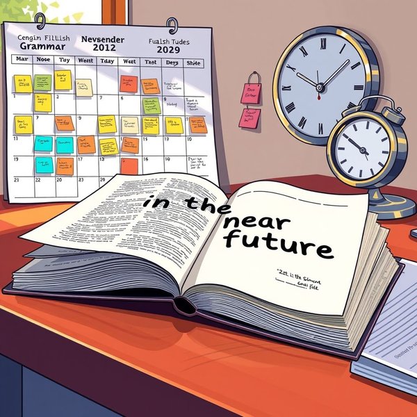 Using the adverbial phrase in the near future in a sentence