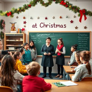 Dominando at Christmas Guía gramatical sencilla para estudiantes de inglés