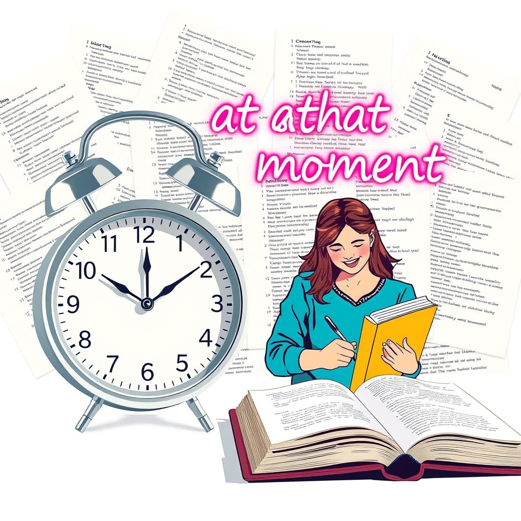 Dominando “At That Moment” Um Guia de Gramática Simples para Estudantes de Inglês