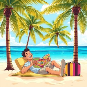 Dominando durante his vacation Guia de Gramática Simples em Inglês