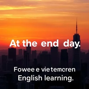 Dominando "At the End of the Day" Guía de Gramática Sencilla para Estudiantes de Inglés at the end of the day
