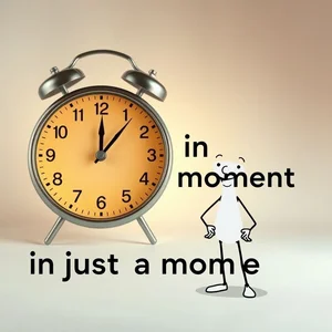 in just a momentをマスターする英語で自然に伝える表現ガイド