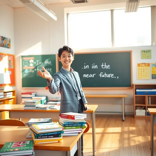 Using the adverbial phrase in the near future in a sentence