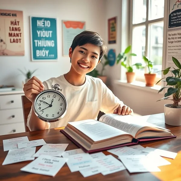 A person looking at a clock, showing the meaning of as soon as possible