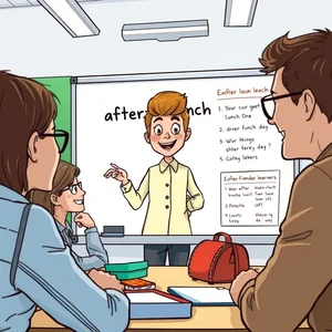 Maîtriser after lunch guide de grammaire simple pour les apprenants en anglais