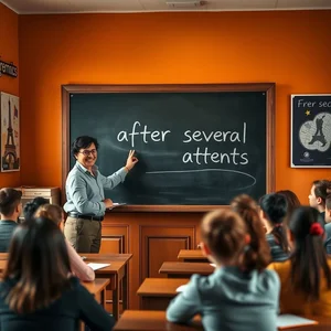 Maîtriser After Several Attempts Guide Grammaire Simple et Exemples