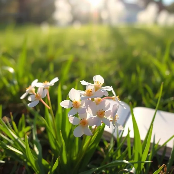 Des fleurs qui éclosent in early spring pour illustrer le sens de l’expression
