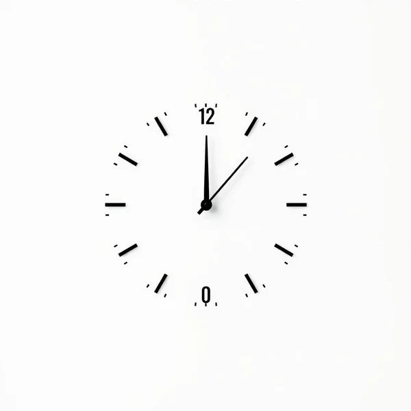 A clock face showing the passage of one hour to represent 'in the next hour'