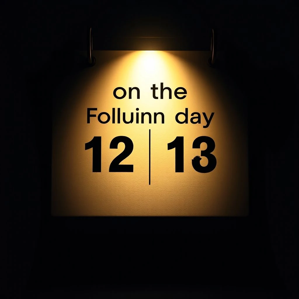 Mastering 'On the Following Day': A Simple English Grammar Guide