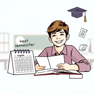 Meester worden in In the Next Semester Simpele grammaticale gids