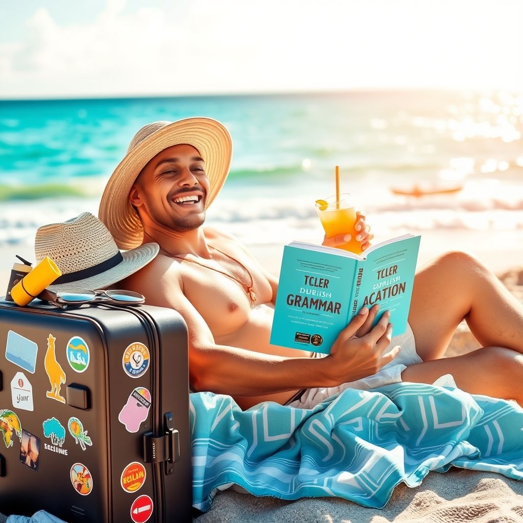 Meester worden van during his vacation met deze eenvoudige grammaticagids