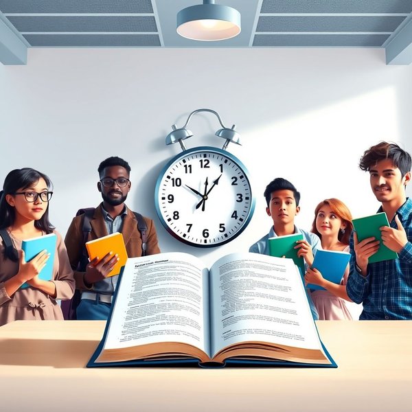 Jam yang menunjukkan pukul 11:59, menggambarkan konsep 'at the last minute'