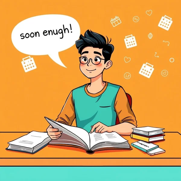 Menggunakan frasa adverbial in the near future dalam sebuah kalimat