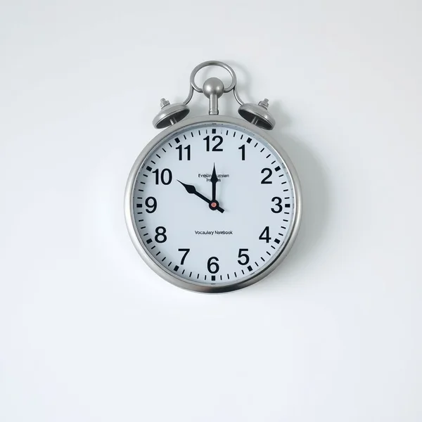 A clock showing 11:55 AM, illustrating the deadline meaning of by noon