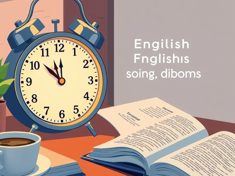 Часы со стрелками, быстро движущимися, чтобы показать значение "in just a moment"