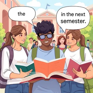 Овладение выражением In the Next Semester для эффективной учебной коммуникации