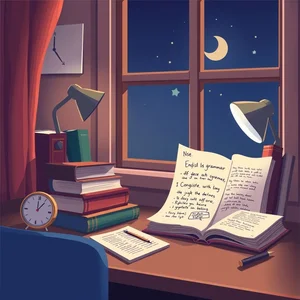 Padroneggiare Around Midnight Guida Grammaticale Semplice per l’Inglese