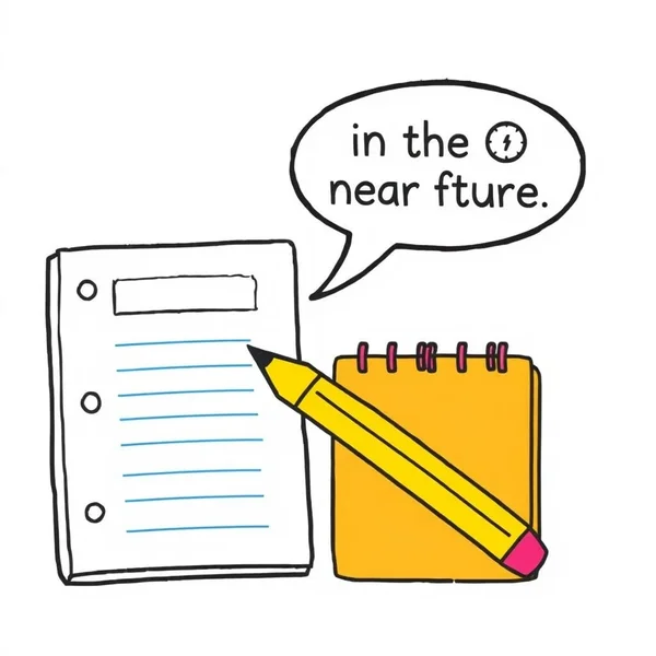 Using the adverbial phrase in the near future in a sentence