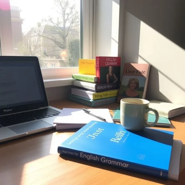A coffee cup on a desk next to a laptop, illustrating a work day that started "since this morning"