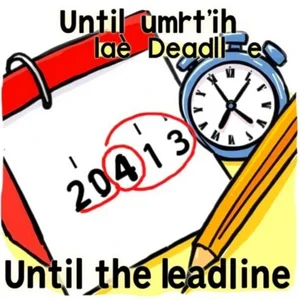 「until the deadline」をマスターしよう、ESL学習者に役立つ文法ガイド
