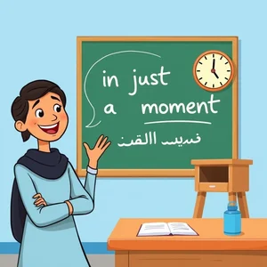 إتقان استخدام in just a moment دليلك لتبدو طبيعياً في الإنجليزية