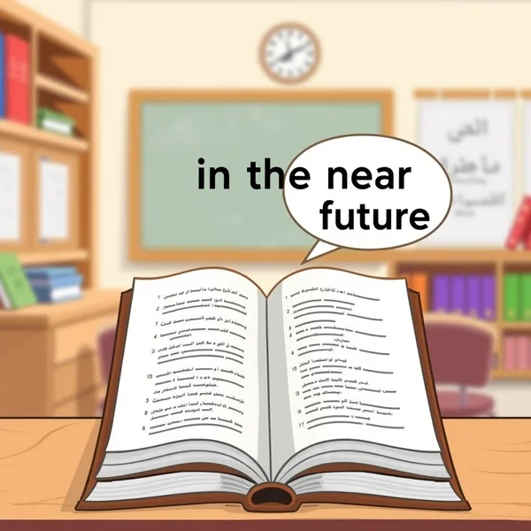 Using the adverbial phrase in the near future in a sentence