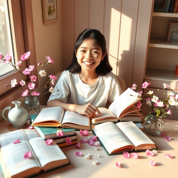 Flowers blooming in early spring to show the meaning of the phrase