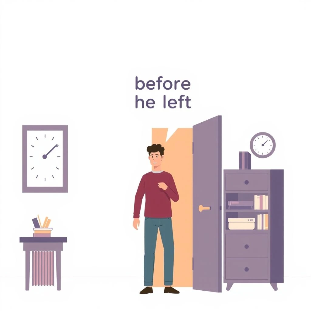 Before He Left Ustalaşmışını Kavramak Basit Dilbilgisi Rehberi