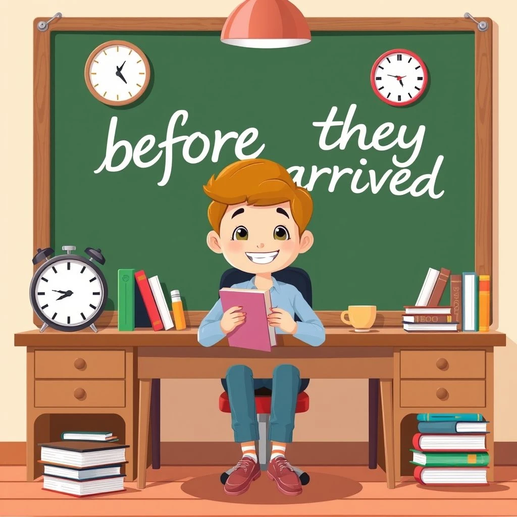 Before they arrived – Die Beherrschung eines einfachen Grammatikleitfadens