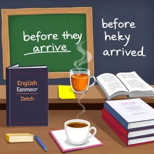 Before they arrived het beheersen van een eenvoudige grammaticagids