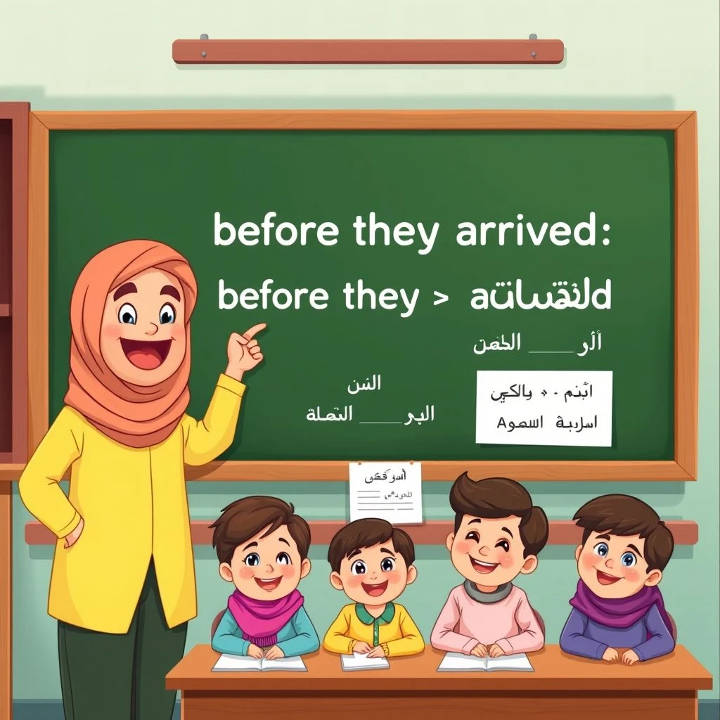 before they arrived إتقان استخدام قبل أن يصلوا دليل مبسط للقواعد مع أمثلة ونصائح لتسلسل الأحداث