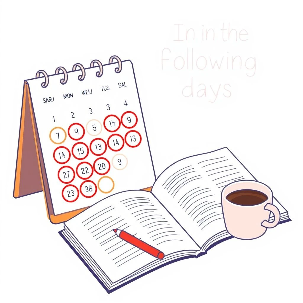 Dominando in the following days com exemplos, usos e dicas práticas
