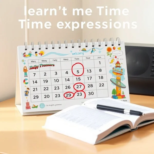 Image of a calendar with several days circled to show the meaning of 'in the following days'