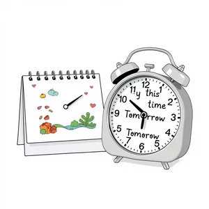 Maîtriser by this time tomorrow avec un guide de grammaire simple