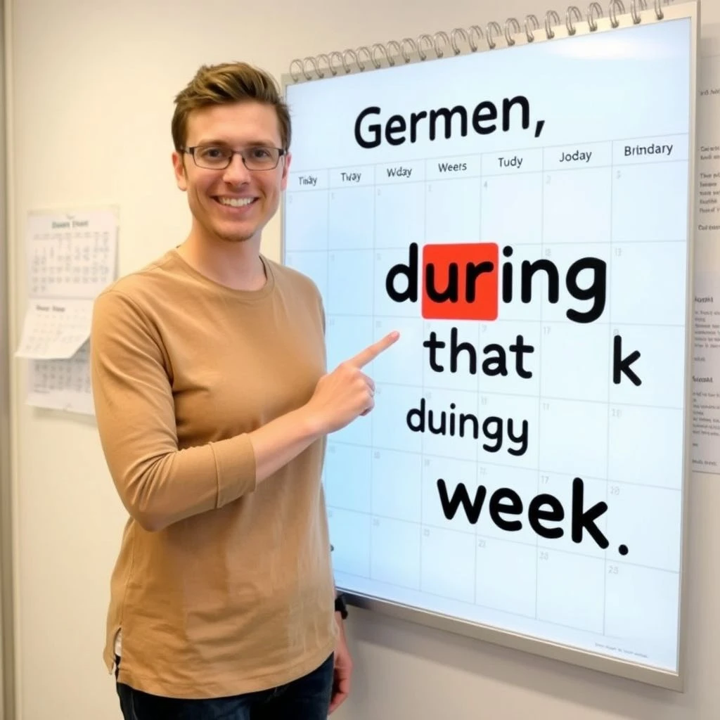 Meistere During That Week Ein Einfacher Grammatikleitfaden für klare Sätze