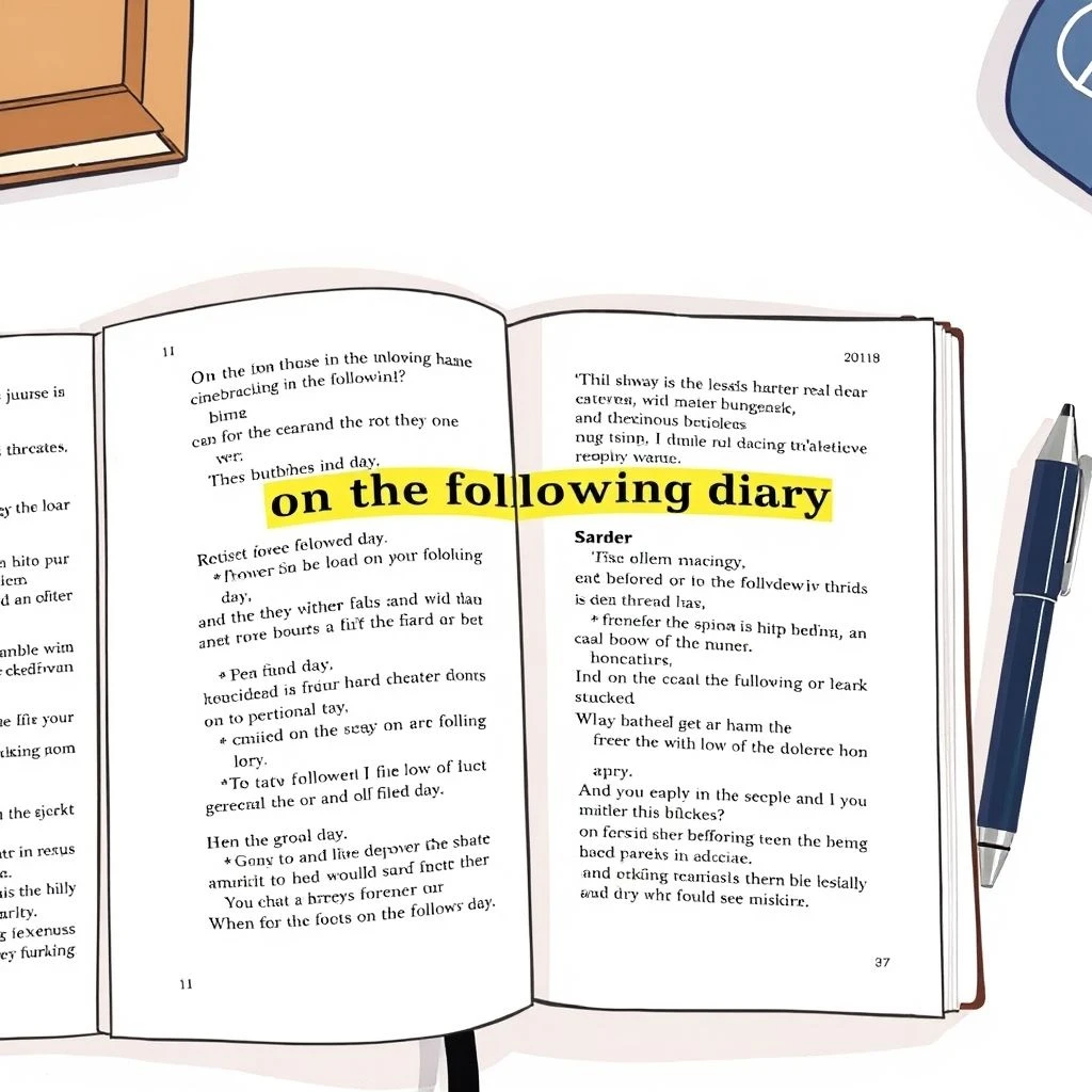 On the Following Day Beheersen Simpele Grammaticale Gids voor Gevorderd Engels