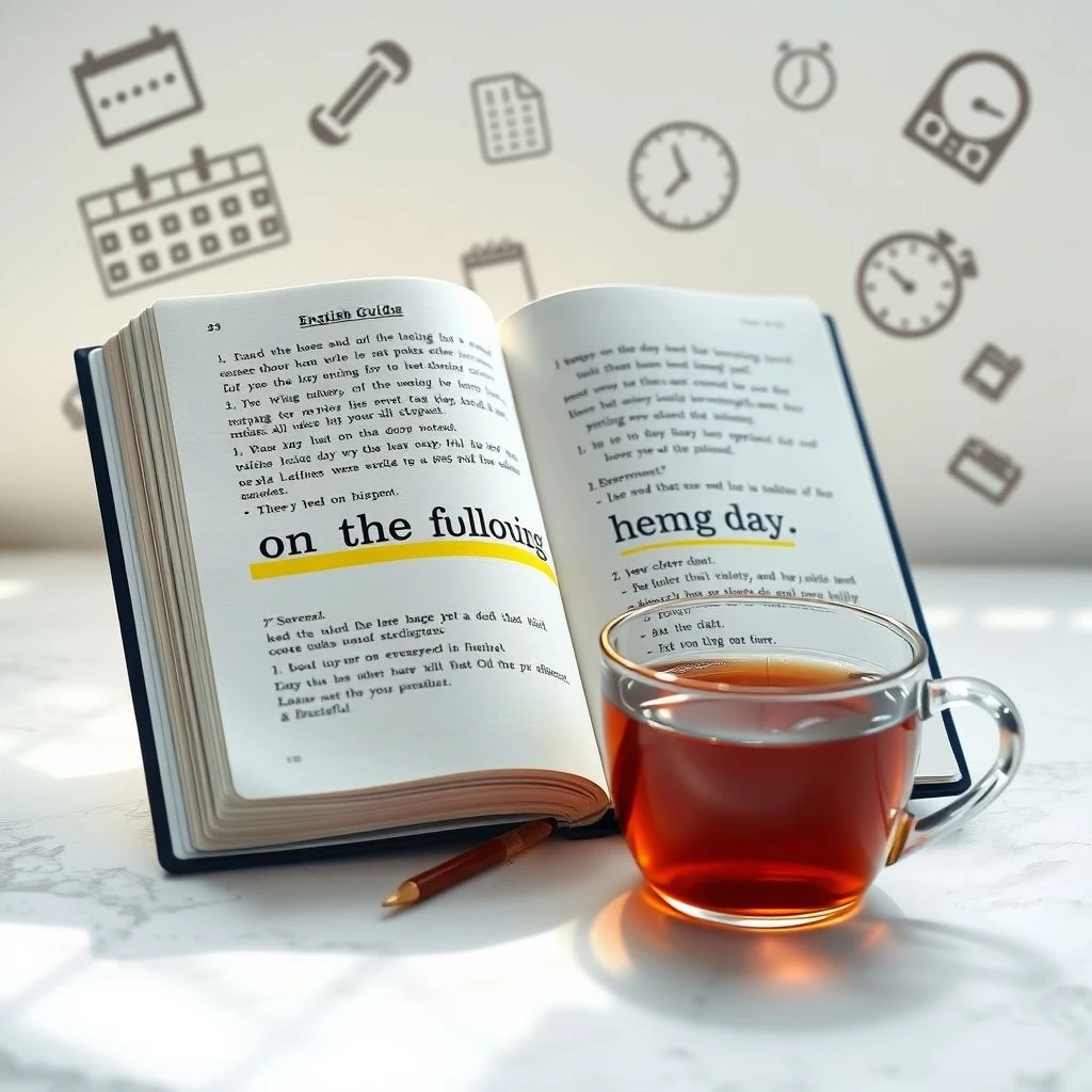 On the Following Day meistern – Ein einfacher Grammatikleitfaden für natürliches Englisch