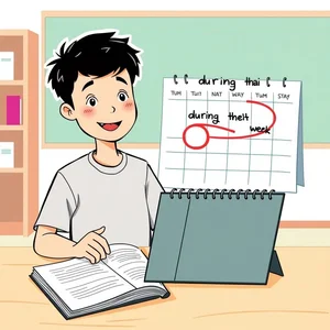 การใช้ during that week ให้ชำนาญ คู่มือไวยากรณ์แบบง่ายสำหรับทุกคน