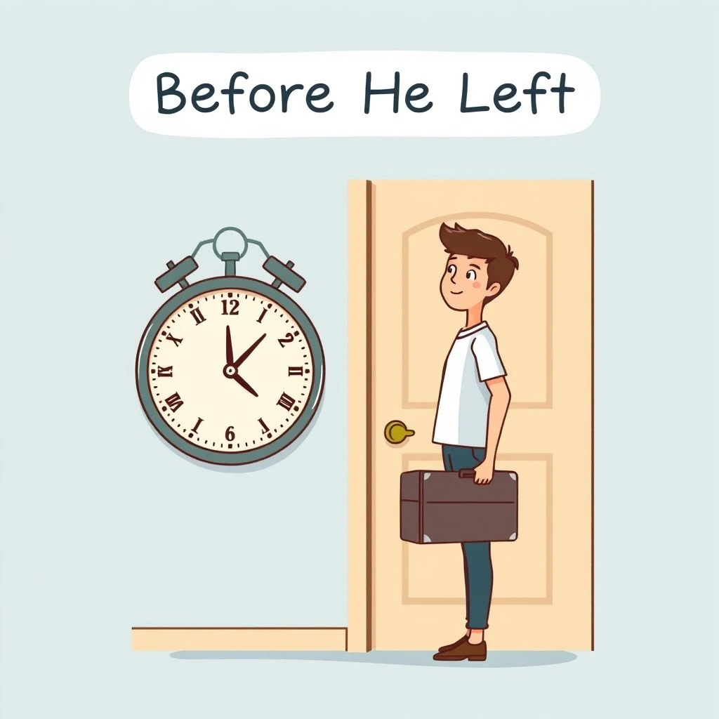 Before He Left เจาะลึกคู่มือไวยากรณ์ง่ายๆ เข้าใจโครงสร้างและตัวอย่างชัดเจน